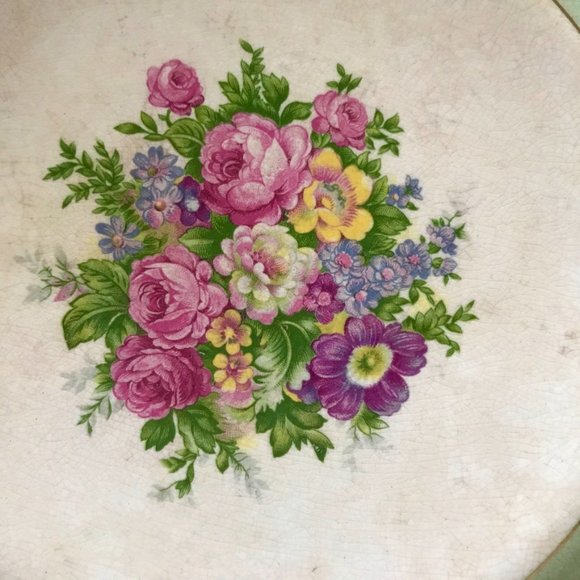 Vtg French Saxon Dinner Plate - Picture 2 of 4